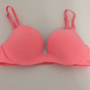 Pink bra